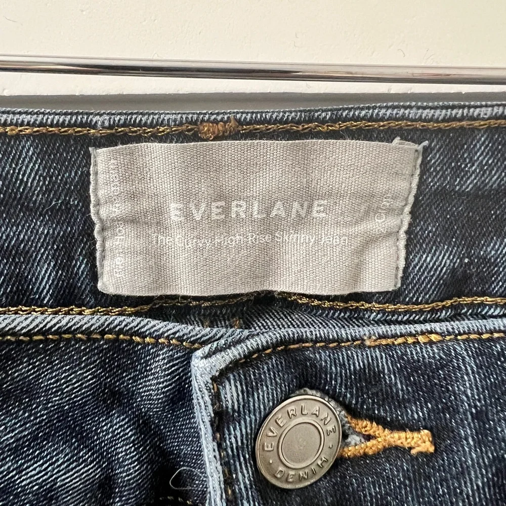 Everlane Curvy High Rise Crop Skinny Women's Jeans - Picture 3 of 3